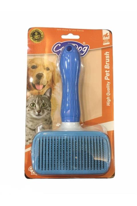 Doglife Köpek Ve Kediler Için Basmalı Ince Uçlu Fırça Mavi