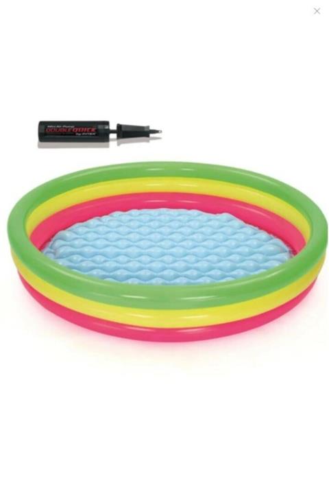 Intex 3 Boğumlu Bebek Havuzu+pompa