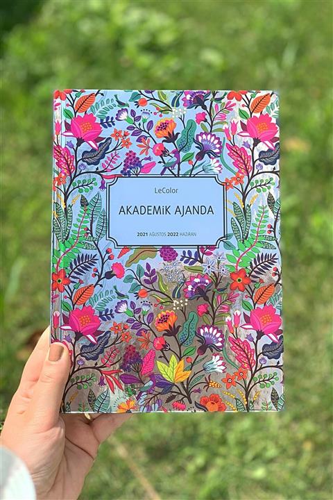 Le Color 17x24 Metalik Akademik Ajanda 21/22 Sticker Orman