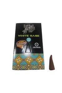 SİNA HEDİYELİK Tribal Soul White Sage-ada Çayı Geri Akışlı Şelale Jumbo Tütsü