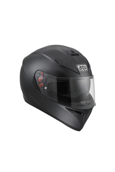 AGV K3 Sv Mat Siyah Güneş Vizorlu Kask + Pinlock Dahildir +