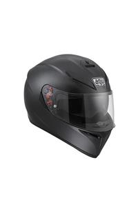 AGV K3 Sv Mat Siyah Güneş Vizorlu Kask + Pinlock Dahildir +