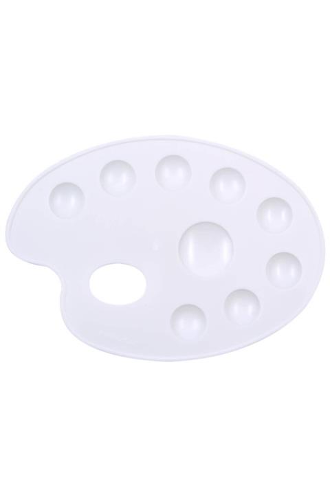 Ops Rp 109 20 Cm. Godeli Oval Resim Paleti Beyaz