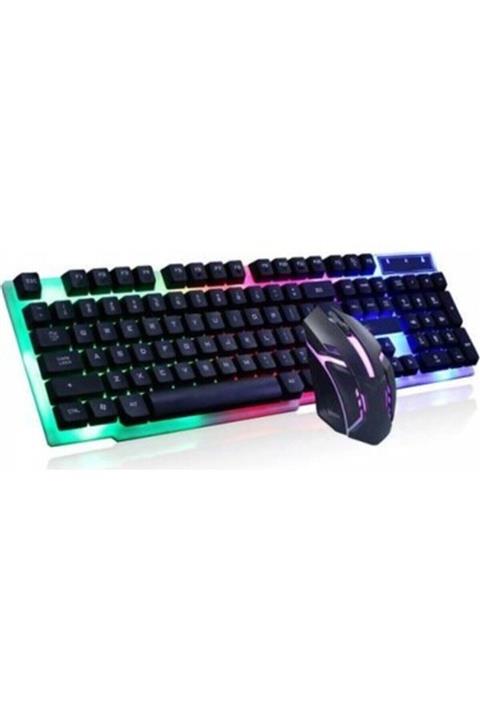 Polygod Rgb Oyuncu Klavye Ve Mouse Set..
