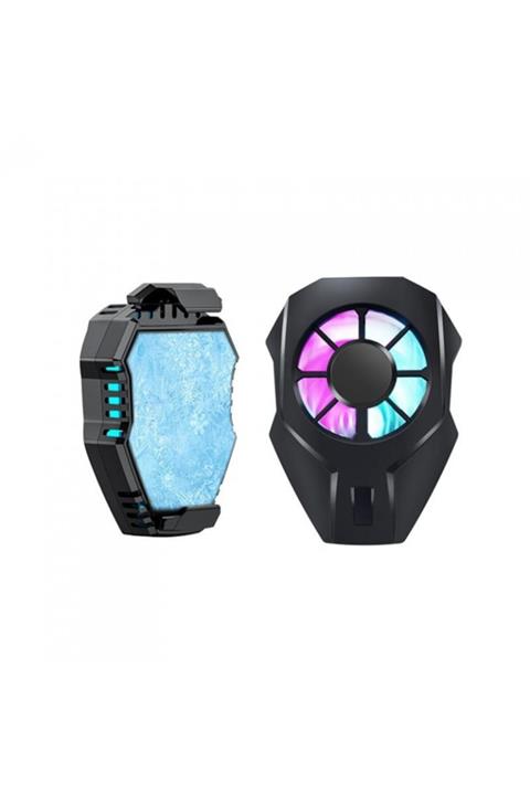 LETANG Telefon Soğutucu Radiator + Aliminyum Destekli Soğutucu Fan T2 Ice