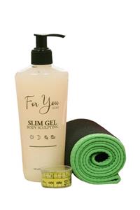 For You Gold Slim Jel Yağ Yakıcı - Çatlak Karşıtı - Sıkılaştırıcı - Selülit Jeli 250 ml Termal Bel Korsesi Mezura