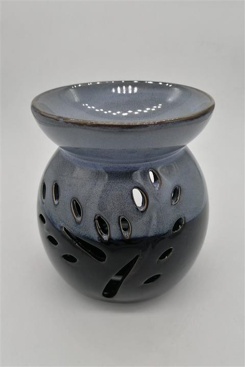 Giraffe Lotus Temalı Siyah Buhurdanlık