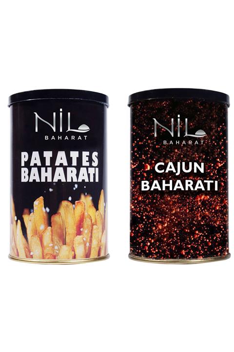 Nil Baharat 2 Li Set Patates Baharatı 200 Gr - Cajun (kajun) Baharatı 180 Gr.