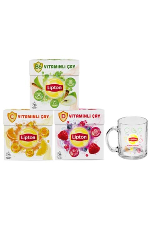 Lipton Vitaminli Bardak Poşet Bitki Ve Meyve Çayı Seti