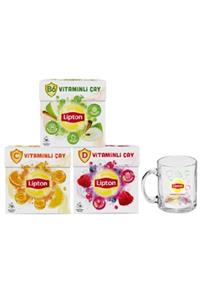 Lipton Vitaminli Bardak Poşet Bitki Ve Meyve Çayı Seti