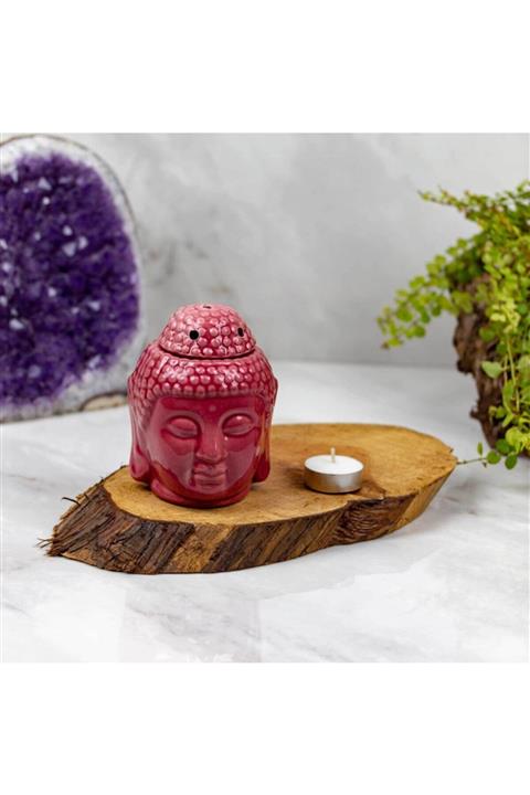 Lara Karma Seramik Gül Kurusu Buddha Buhurdanlık