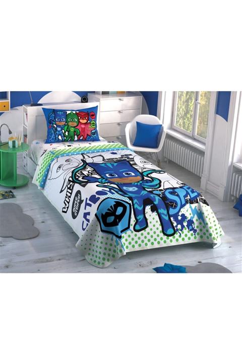 Taç Yeni Lisanslı Sezon Tek Kişilik Pike Takımı - Pija Maskeli