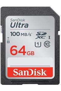 SanDisk Ultra 64gb 100mb/s Sdxc Hafıza Kartı Sdsdunr-064g-gn3ın