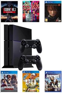 Game Sony Playstation 4 Mat Kasa 500 Gb+yenilenmiş+2. Ps4 Kol + 6 Dijital Oyun