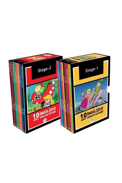 Mavi Çatı Yayınları İngilizce Hikaye Seti 20 Kitap Stage 1 ve 2