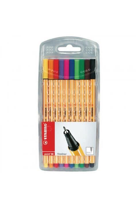 Stabilo Point 88 Askılı Paket 10 Renk 8810