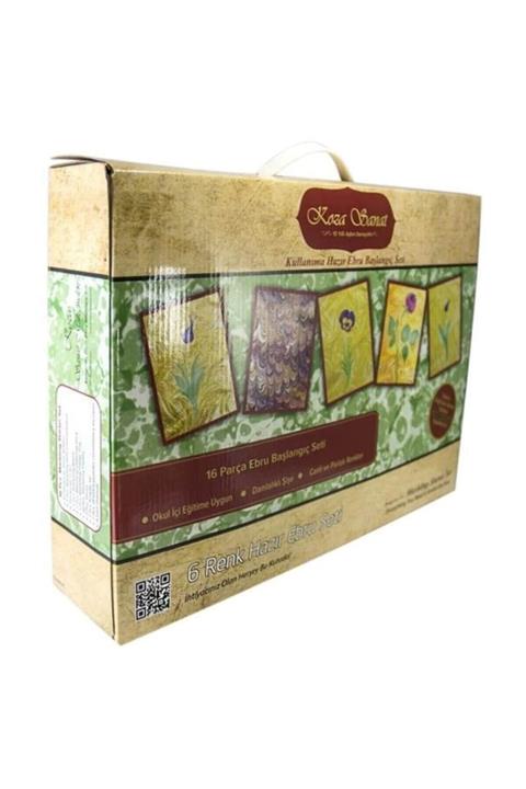 Koza Sanat Sanat Hazır Ebru Seti 6 Renk