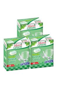 Mom's Green 3'lü Set Ekolojik Bulaşık Makinası Tableti  90 Tablet