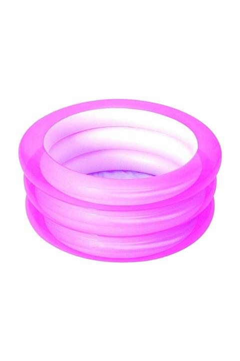 BESTWAY 51033 Pembe Şişme Havuz Bebek Havuzu Şişme Bebek Küvet 70x30cm