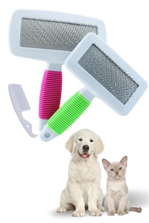 Kitchen Beauty Kedi Köpek Evcil Hayvan Tüy Tarama Fırçası Telli Küçük Boy Fırça Tarak Seti