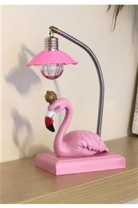 GizemDekorasyon Flamingo Masa Lambası ( Işıklı )