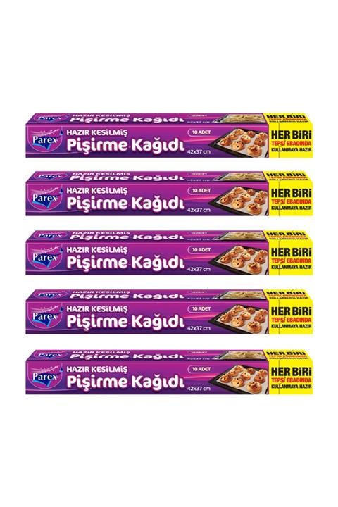 Parex 5 Adet Hazır Kesilmiş Pişirme Kağıdı