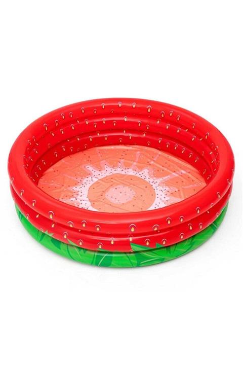 BESTWAY Üç Boğumlu Çilek Desenli Havuz 160x160x38cm