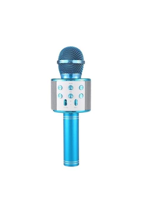 Wster Ws-858 Karaoke Mikrofon Bluetooth Hoparlör Aux Usb Mikro Sd Kart Girişli
