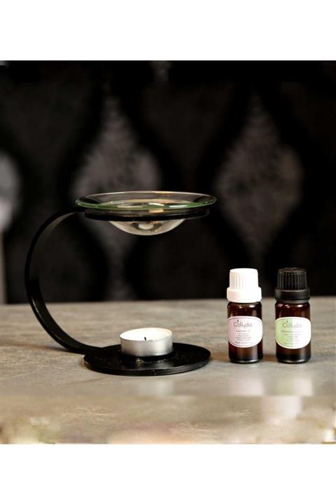 Collyda Ferforje Cam Buhurdanlık