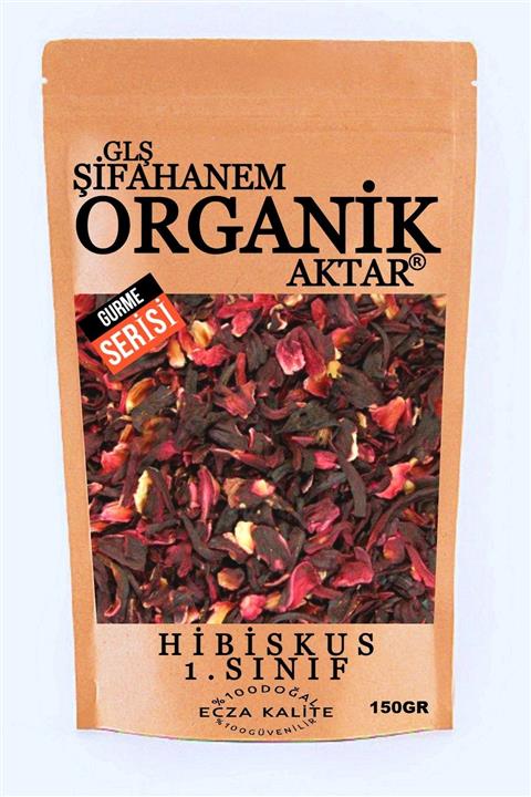 GLŞ ŞİFAHANEM ORGANİK AKTAR Hibiskus Çayı Bamya Çiçeği Mekke Gülü 150 gr