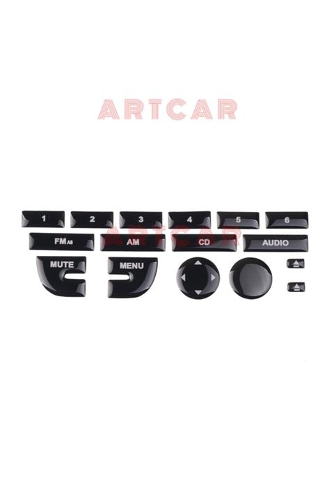 Artingen Fiat Fiorino Teyp Tuş Takımı Piano Black Kaplama