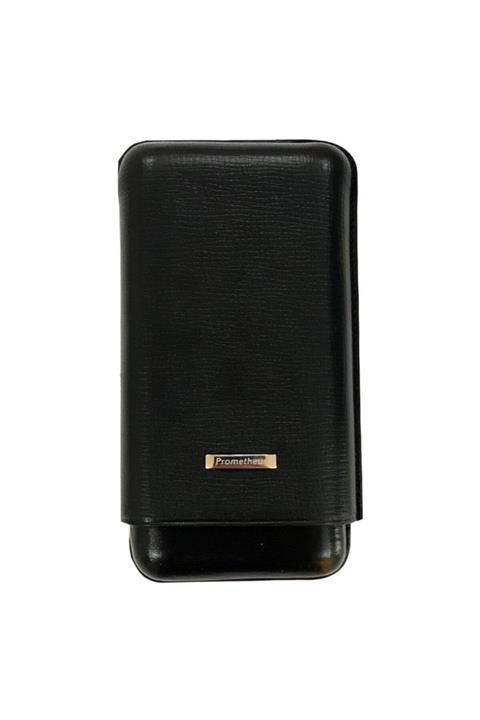 Prometheus Deri Puro Kılıfı Grand Churcill Baskılı Siyah 3lü (64ring)