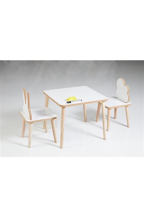 Taco Kids Yaz Sil Yüzeyli Çocuk Aktivite Masa Sandalye Takımı