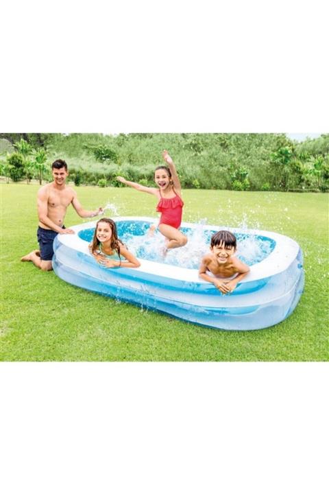 ANADOLU AVM Dış Bölme Şeffaf Büyük Boy Aile Havuzu 262x175x56 Cm