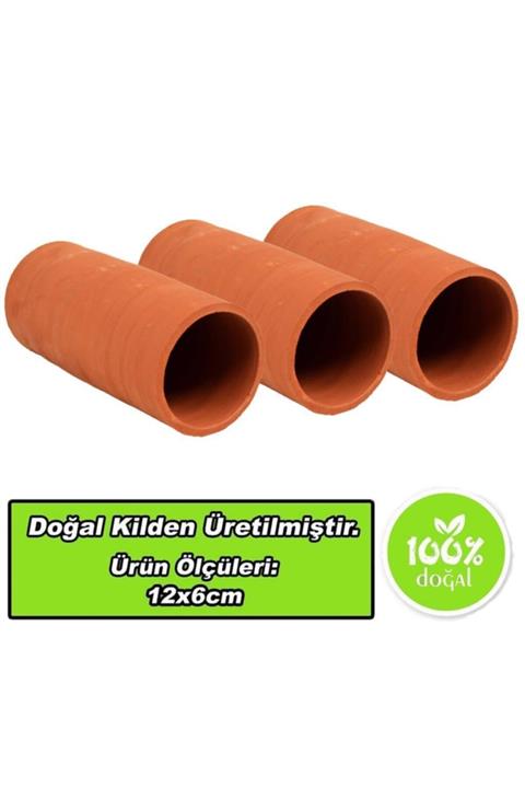 Ans Yuvarlak Ağız Vatoz Yumurtlama Küpü 12x6cm 3adet