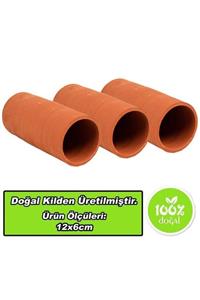 Ans Yuvarlak Ağız Vatoz Yumurtlama Küpü 12x6cm 3adet