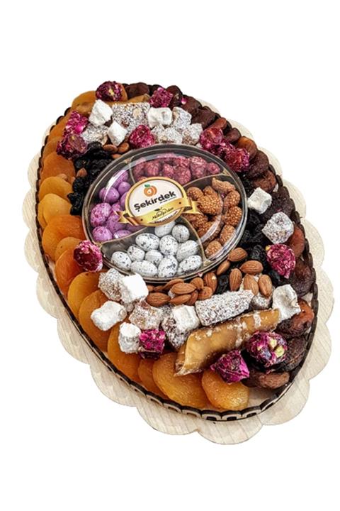 Şekirdek El Classico Maxi Hediyelik Kayısı Tepsisi 1150 gr