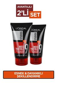 L'Oreal Paris Studio Line Indestructible Tüp Jöle 2'li Set