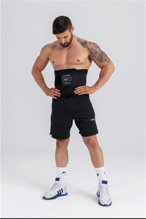 NSFİT Ns Fit Termal Sauna Bel Korsesi Termal Kemer Siyah Renk