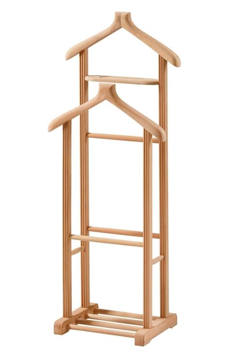 Geppetto Home Çift Tepeli Dilsiz Uşak Ahşap Ham