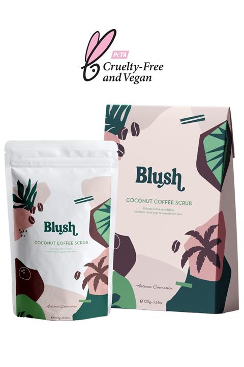 Blush Coconut Coffee Scrub Kahve Vücut Peeling