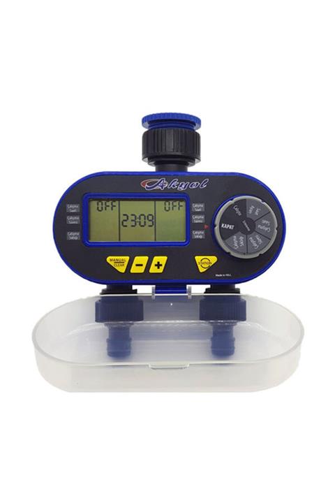 Akyol Garden Çift Çıkışlı Otomatik Dijital Bahçe Sulama Saati Bilgisayarı Timer
