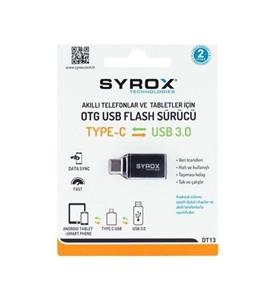 Syrox Usb-3 Den Type C Ye Dönüştürücü Otg Dt13