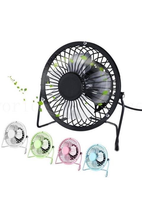 Twinix Masaüstü Metal Mini Fan Vantilatör (usb Girişli)