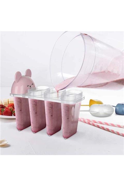 Go İthalat Sevimli Figürlü Meybuz Dondurma Kalıpları 4 Adet