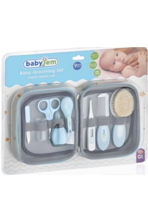 Babyjem Mavi Bebek Bakım Seti 9 Parça