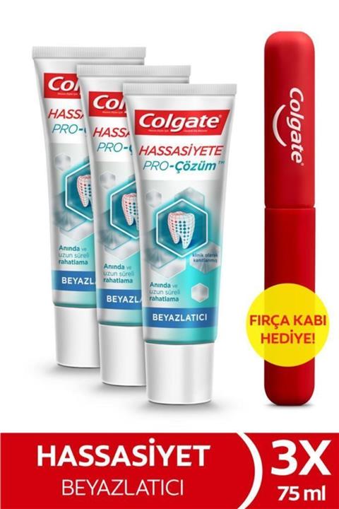 Colgate Hassasiyete Pro Çözüm Beyazlatıcı Sensitive Sensitive Pro Relief Diş Macunu 75 Ml X 3 Adet +