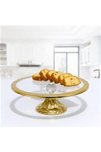 Planet X Lüx Ayaklı Pasta Standı Ikramlık - Gold