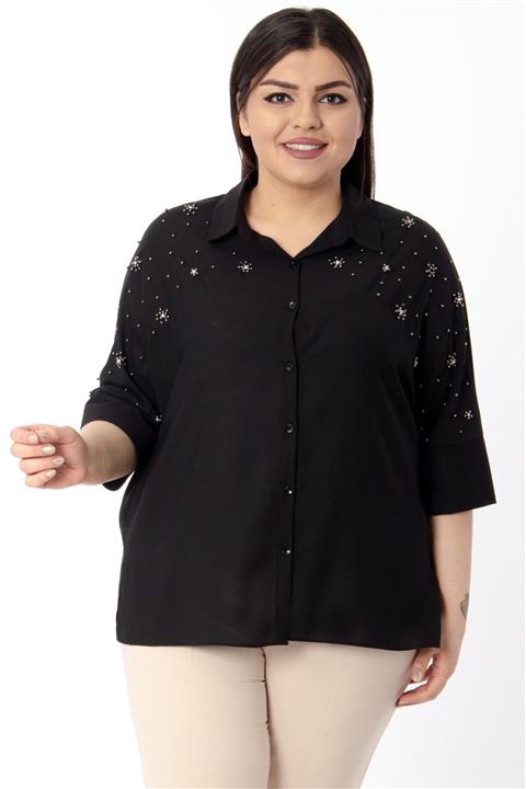 Hanezza Inci Işlemeli Salaş Gömlek