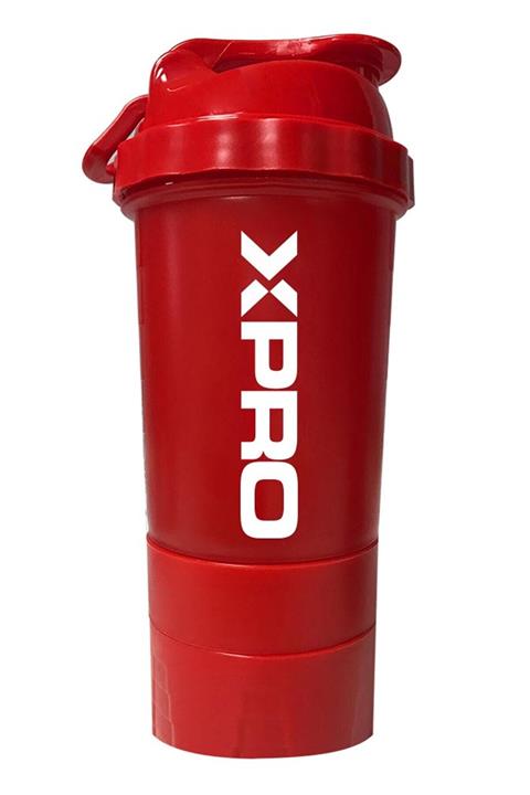 Xpro Nutrition 3 Bölmeli Shaker Kırmızı 500ml